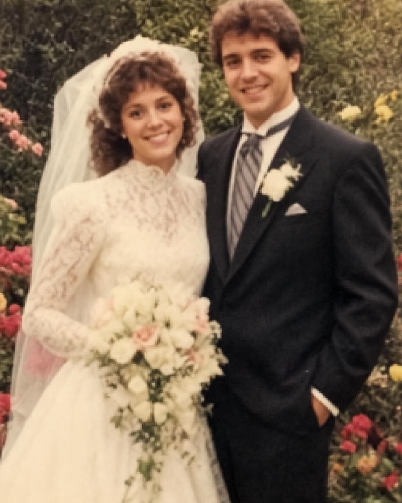 Retrato antiguo de boda en tamaño reducido y poca definición